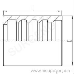 ferrule for SAE 100R1A/EN 853 1ST hose