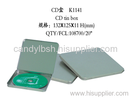 CD tin box