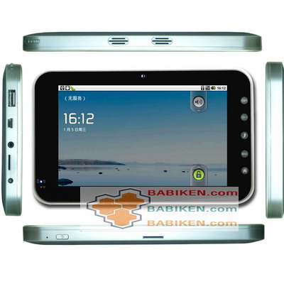 7" Android 2.2 Tablet PC Mobile Phone w 3G WCDMA SIM Slot, WIIFI BabIken L726