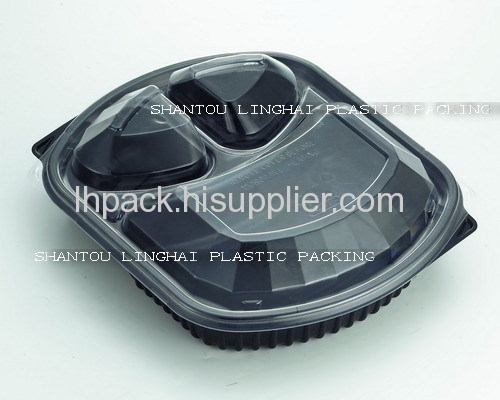 3-compartment food container