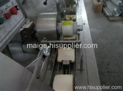 Bread sandwich cream machine connect flow packing machine