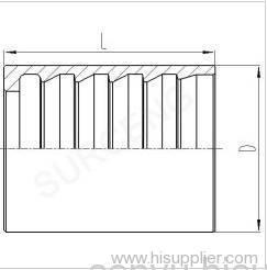 ferrule for SAE 100R1AT/EN 853 1SN hose s