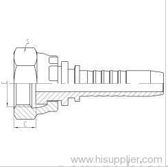 Metric Female Flat Sealss