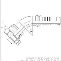 45° Metric Female Flat Seals