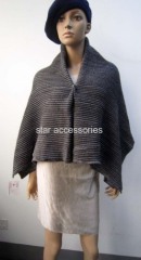 acrylic knitted scarf with rulex