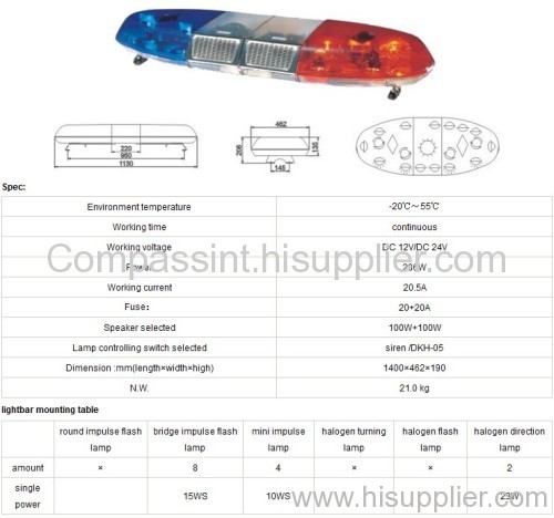 Police lightbar