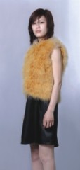 Feather vest