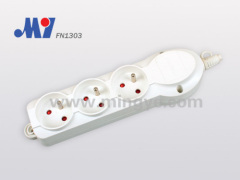 3 ways French socket