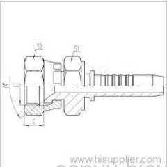 Jic FEMALE 74° CONE SEAT SEAL DOUBLE HEXAGON