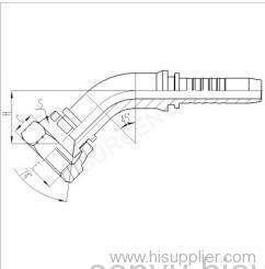 45° JIC FEMALE 74°CONE SEAT SEAL s