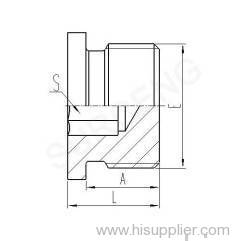 METRIC MALE L-SERIES HOLLOW HEX PLUG