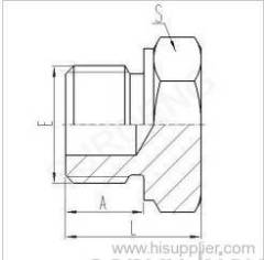 BSP MALE O-RING PLUG