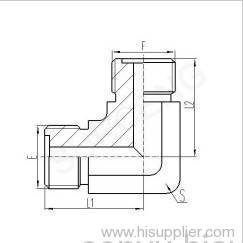 90° ELBOW METRIC MALE O-RING