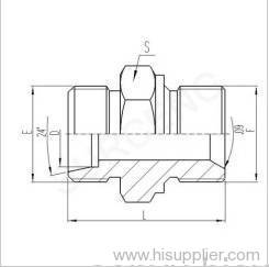 METRIC MALE 60° SEAT SEALING OR BONDED SEAL STUD ENDS