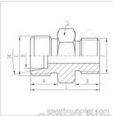 UNUNF THREAD STUD ENDS WITH O-RING SEALING ISO 11926