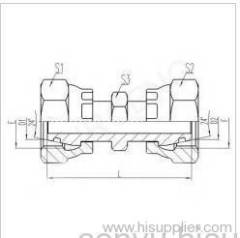 STRAIGHT TUBE ADAPTERS WITH SWIVEL NUT