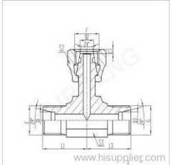 BRANCH TEE FITTINGS WITH SWIVEL NUTs