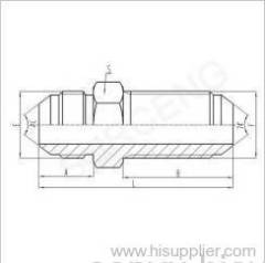 METRIC MALE 74°CONE BULKHEAD