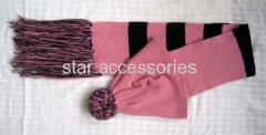 acrylic stripe knitted sets