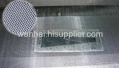 woven stainless steel window screen