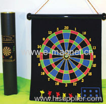 Roll-up Magnetic Dartboard, Safe Game for Family