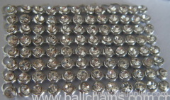 Rhinestone metal fabric