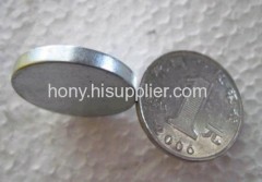 Small sintered rare earth Disc shape SmCo Magnet