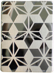 Mirror Etched Decorative Stainless Steel Sheet /Plate