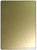 PVD Beads Blast Gold Decorative Stainless Steel Sheet /Plate