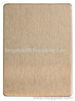 PVD No.4 Bronze Decorative Stainless Steel Sheet /Plate