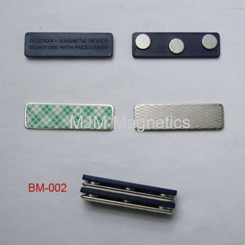 badge magnets with 3 strong Neodymium magnets with adhesive