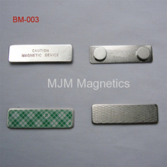 China Magnetic name badge holders