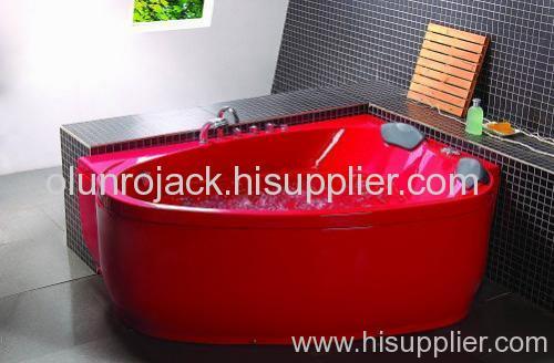 luxurious massage bathtub with LED underwater lamp