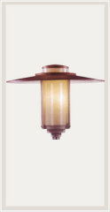 Galvanized iron pipe garden light