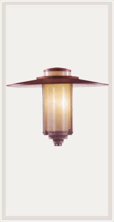 Galvanized iron pipe garden light