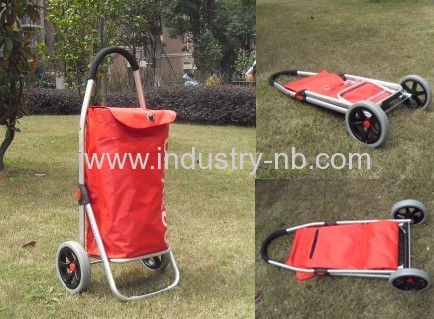 Aluminium tube shopping cart