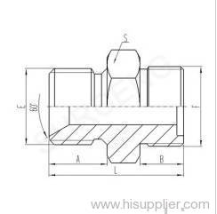 METRIC MALE O-RING FLAT SEAL