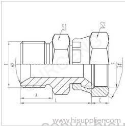 BSP MALE DOUBLE USE FOR 60°SEAT OR BONDED SEA