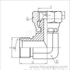 90°ELBOW BSP MALE 60°SEATS