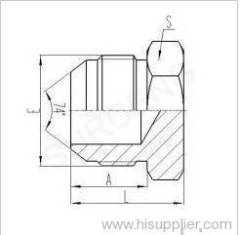 JIC MALE 74°CONE PLUG