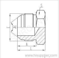 JIC MALE 74°CONE PLUG