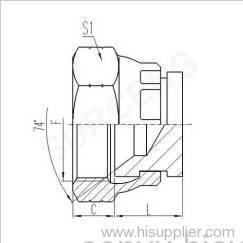 JIC FEMALE 74°CONE SEAT PLUG