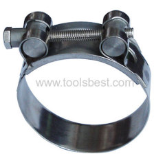 Unitary hose clamps