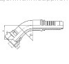 Hydraulic hose metric adapters and fittings