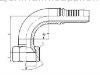 74"CONE Seal Fittings/hydraulic fittings/hydraulic adapters