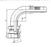 Metric hydraulic fitting