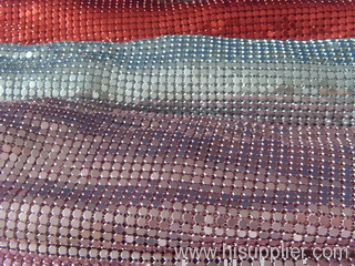 metal fabric in pink color
