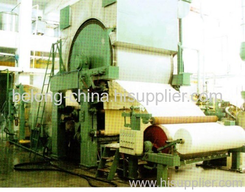 Tissue paper machine