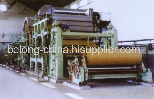 Kraft paper making machine