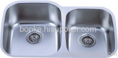 Stainless Steel Sink KUD3221 with CUPC Certificate
